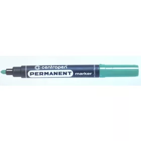 Permanent marker Centropen vastag kúpos 5mm Zöld C8566
