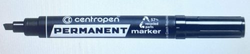 Permanent marker Centropen vastag vágott 1-4,6mm Fekete C8576
