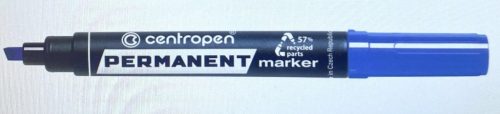 Permanent marker Centropen vastag vágott 1-4,6mm Kék C8576