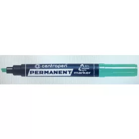   Permanent marker Centropen vastag vágott 1-4,6mm Zöld C8566