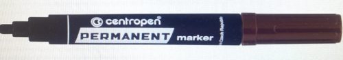 Permanent marker Centropen vastag vágott 1-4,6mm Barna C8576