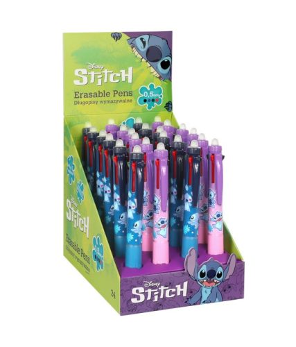 Radírozható toll négyszínű Stitch Disney Blue 93730