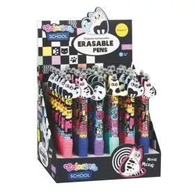 Nyomógombos radírozható toll"Kittens" 80440