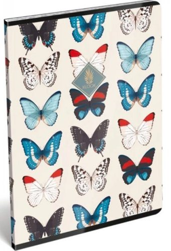 Füzet A4 40lap vonalas Lizzy XRCise Look Butterfly 96454