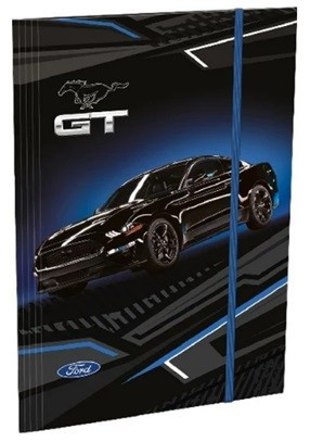 Gumis mappa A4 Lizzy FORD BLACK 13104