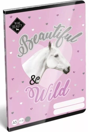 Füzet A5 32lap vonalas Lizzy Wild Beauty Purple 06687