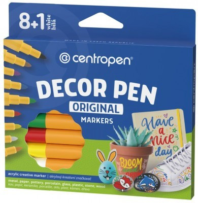 Decorpen 8+1 permanent marker Centropen 2738