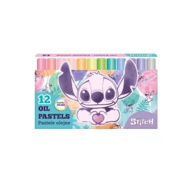   Olajpasztell kréta 12db-os 10mm pasztell színek Disney STITCH Pastel 92023PTR