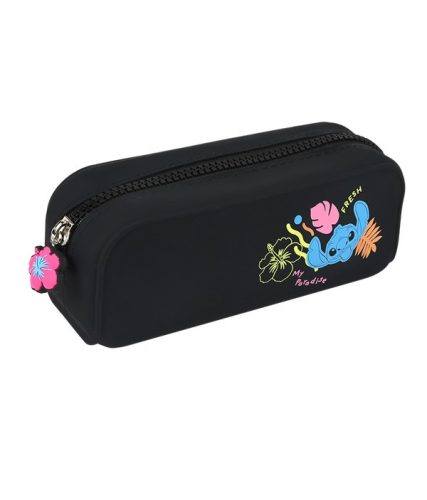 Tolltartó egyrekeszes szilikon fekete Disney STITCH Black 80914PTR AKC!
