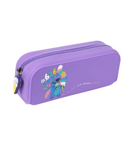 Tolltartó egyrekeszes szilikon lila Disney STITCH Black 80945PTR