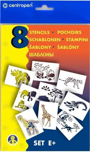 Sablon szett Állatok Centropen C9996/E+