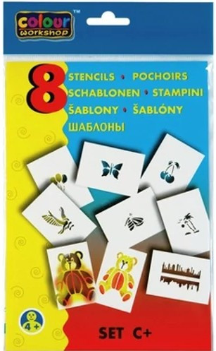 Sablon szett vegyes motívumok Centropen C9996/C+