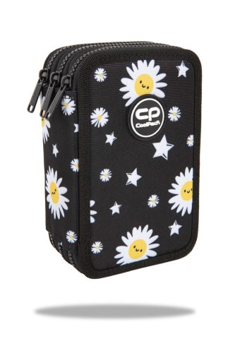 Töltött tolltartó háromemeletes Cool Pack 2025 JUMPER 3 Daisy Black F067817