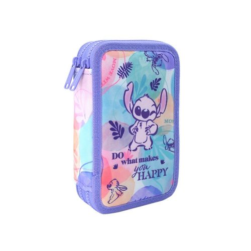 Töltött tolltartó kétemeletes JUMPER 2 Disney Stitch Pastel F066885