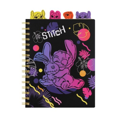 Spirál notesz A5 100lapos Disney Black Stitch 91743PTR