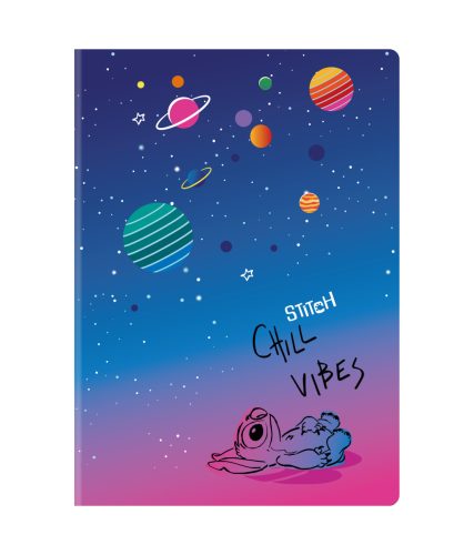 Füzet A5 60lapos vonalas Disney Black Stitch 91644PTR