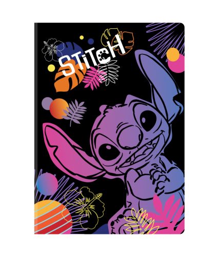 Füzet A4 60lapos vonalas Disney Black Stitch 91439PTR