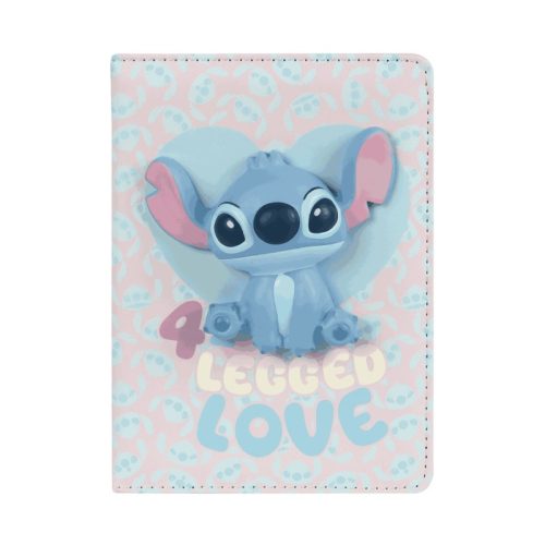 Emlékkönyv 3D B6 96lapos vonalas,kockás,sima Disney Pastel Stitch 75224PTR