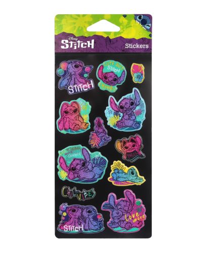 Matrica 3D Disney Fashion Stitch Black 96458PTR
