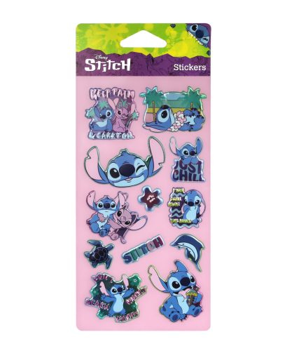 Matrica 3D Disney Fashion Stitch Black 96601PTR