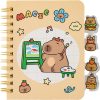 Spirál notesz 64 lapos Capybara 87x113mm 81273