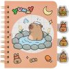 Spirál notesz 64 lapos Capybara 87x113mm 81273