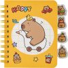 Spirál notesz 64 lapos Capybara 87x113mm 81273