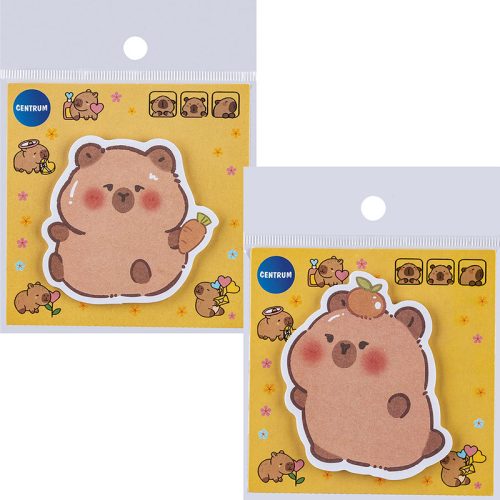 Öntapadós jegyzettömb Capybara 80x80mm 30 lapos 81274