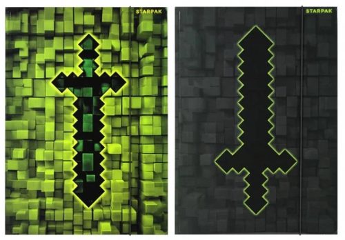 Gumismappa A/4 Starpak Game Pixel 10db/cs.559734