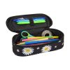 Tolltartó egyrekeszes klapnis Cool Pack 2025 CAMPUS Daisy Black F062817