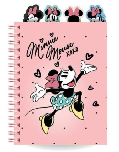Spirál notesz A5 100lapos Disney Minnie Mouse Pink 16166PTR