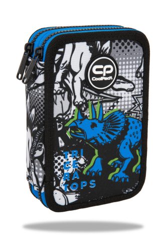 Töltött tolltartó 2 emeletes Cool Pack 2025 Jumper 2 T-Rex F066853