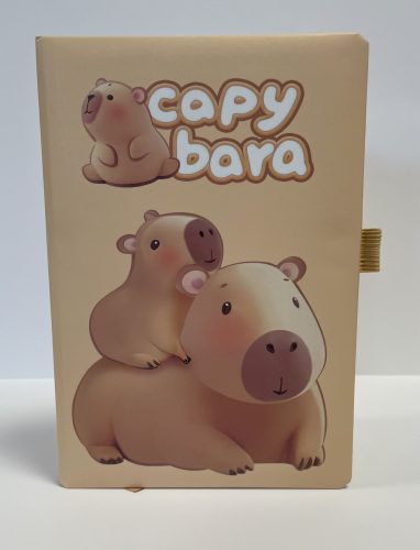 Notesz A5 párnázott Capybara 6600-1