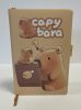 Notesz C6 párnázott Capybara 6500-1