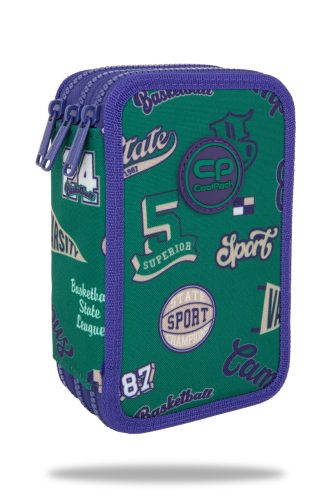 Töltött tolltartó 3 emeletes Cool Pack 2025 Jumper 3 American Retro F067901