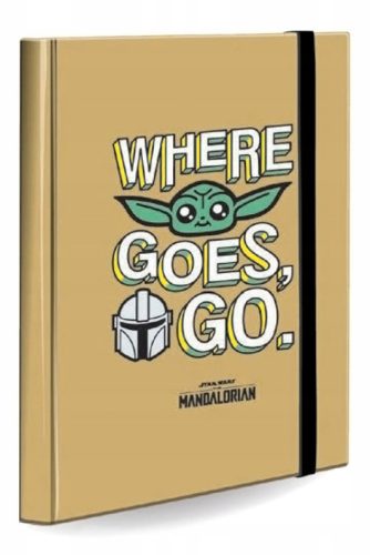 Füzetbox A/4 Disney Mandalorian (okker) 55813PTR