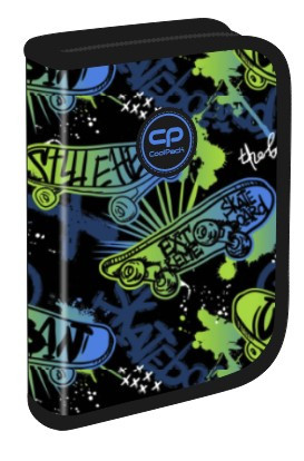 Tolltartó kétklapnis üres Cool Pack 2025 CLIPPER Skate Night F076930