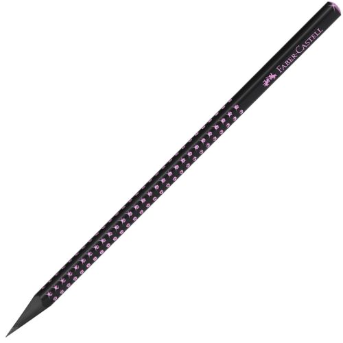Grafitceruza B Faber Castell Sparkle fekete-rózsa 118258