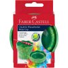 Ecsettál Clik&Go márvány zöld Faber Castell 181528
