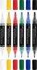 Akrilmarker kétvégű C/6db Faber Castell Black Edition 285507