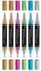 Akrilmarker kétvégű M/6db Faber Castell Black Edition 285517