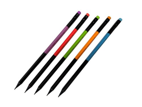 Grafitceruza radíros Neon trio fekete fa SC007 48db/doboz
