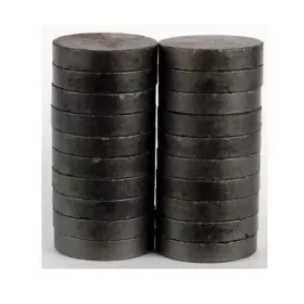 Mágnes korong fekete 25mm 20db/cs.03088