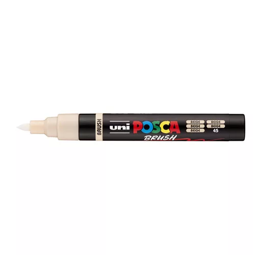 Uni POSCA PC-5-BR ecsetvégű marker1-4mm Bézs(45)