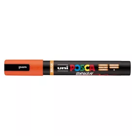 Uni POSCA PC-5-BR ecsetvégű marker 1-4mm Narancs(4)