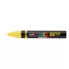 Uni POSCA PC-5-BR ecsetvégű marker 1-4mm Sárga(2)