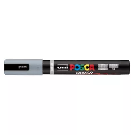 Uni POSCA PC-5-BR ecsetvégű marker 1-4mm Szürke(37)