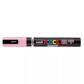   Uni POSCA PC-5-BR ecsetvégű marker 1-4mm Világosrózsaszín(51)