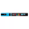 Uni POSCA PC-5-BR ecsetvégű marker 1-4mm Világoskék(8)