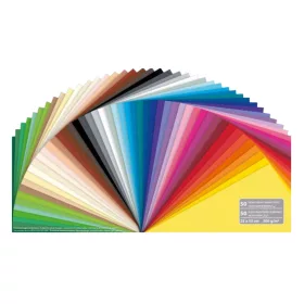   Fotókarton 300g 25x35cm 50ív/cs.vegyes színek Folia 6125/50 99